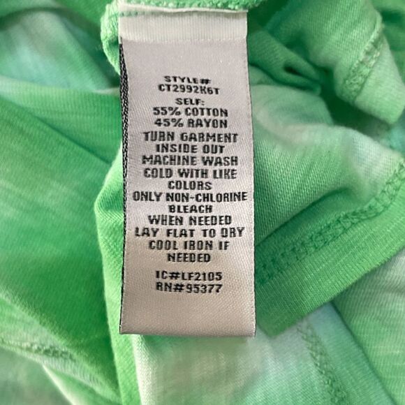 Sanctuary Tie Dye Perfect Knot Crew Neck Short Sleeve Tee- size XXL - Beach Gree - Picture 4 of 4